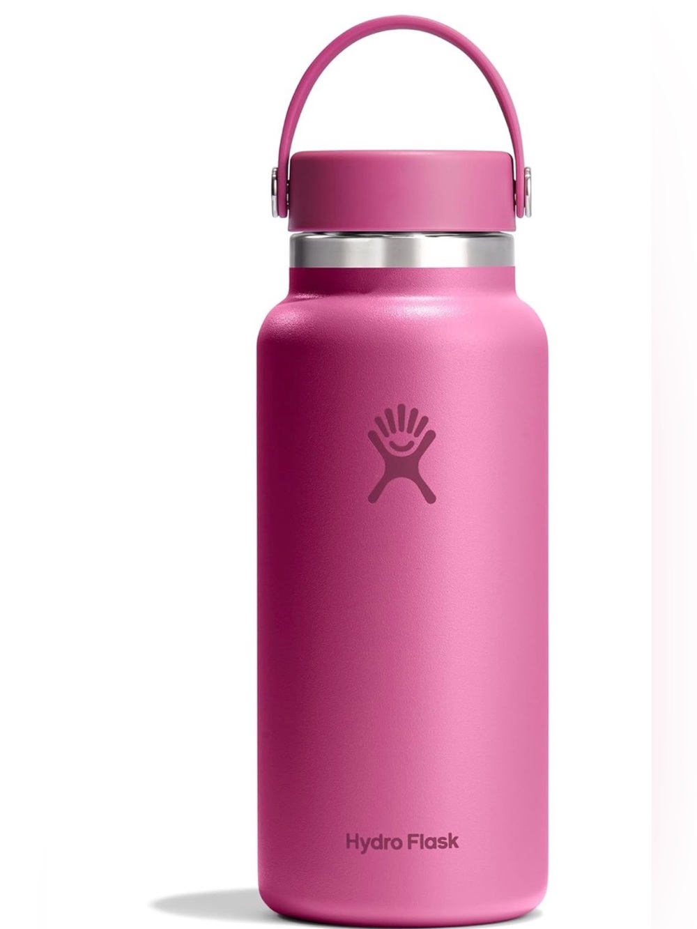 NIB Hydro Flask H2O Bottle,32oz,Stainless,Flex Lid,Widemouth,Leakproof,Reef Pink
